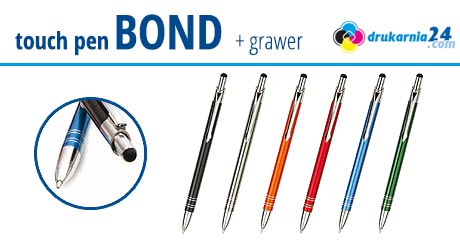Długopis BOND Touch Pen z firmowym logo