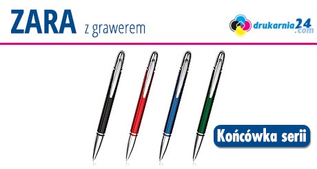 Długopis ZARA z firmowym logo