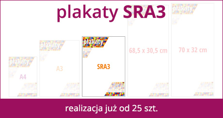 Plakaty SRA3 - szybka realizacja, krótkie terminy