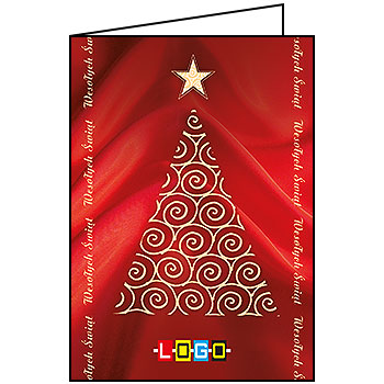 Wzór BN1-042 - Karnety świąteczne z LOGO firmy