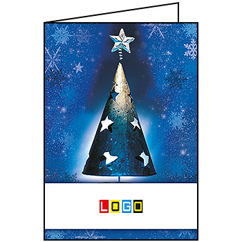 Wzór BN1-076 - Kartki dla firm z LOGO, Karnety świąteczne dla firm - podgląd miniaturka