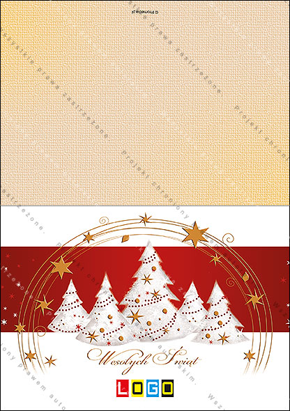karnet świąteczny - wzór BN1-135 awers