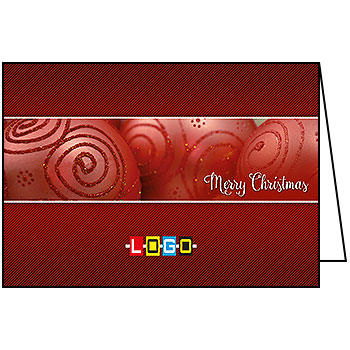 Wzór BN1-260 - Kartki dla firm z LOGO, Karnety świąteczne dla firm - podgląd miniaturka
