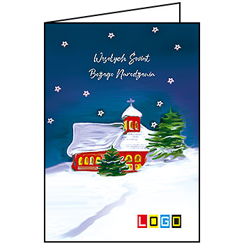 Wzór BN1-288 - Karnety świąteczne z LOGO firmy