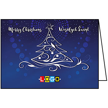 Wzór BN1-306 - Kartki dla firm z LOGO, Karnety świąteczne dla firm - podgląd miniaturka