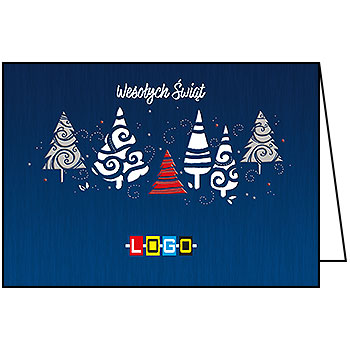 Wzór BN1-356 - Kartki dla firm z LOGO, Karnety świąteczne dla firm - podgląd miniaturka