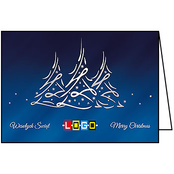 Wzór BN1-357 - Kartki świąteczne z LOGO firmy