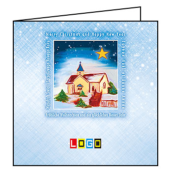 Wzór BN2-100 - Kartki dla firm z LOGO, Karnety świąteczne dla firm - podgląd miniaturka