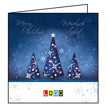 Wzór BN2-116 - Kartki dla firm z LOGO, Karnety świąteczne dla firm - podgląd miniaturka