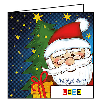 Wzór BN2-218 - Karnety świąteczne z LOGO firmy