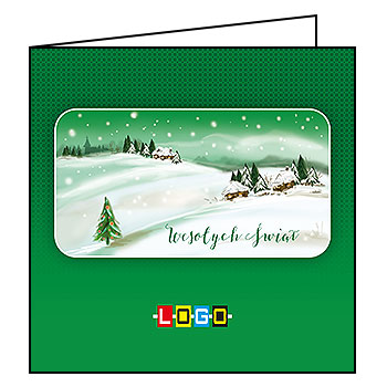 Wzór BN2-271 - Karnety świąteczne z LOGO firmy