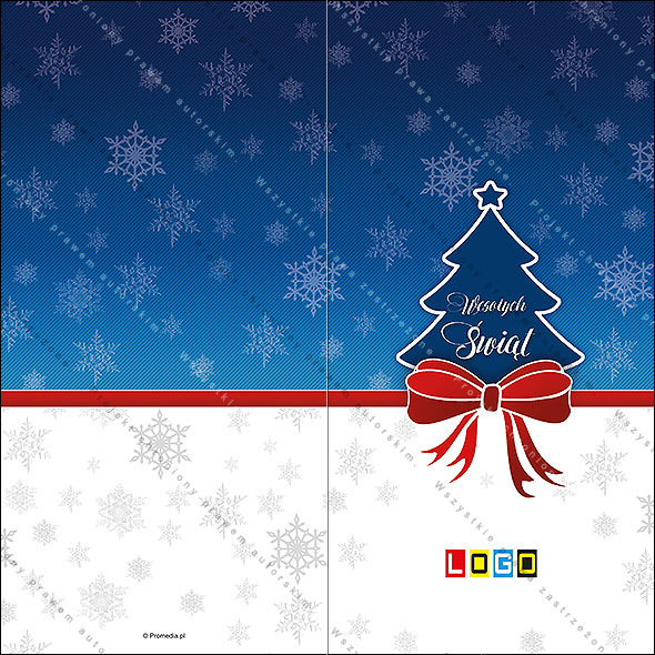 karnet świąteczny - wzór BN3-039 awers