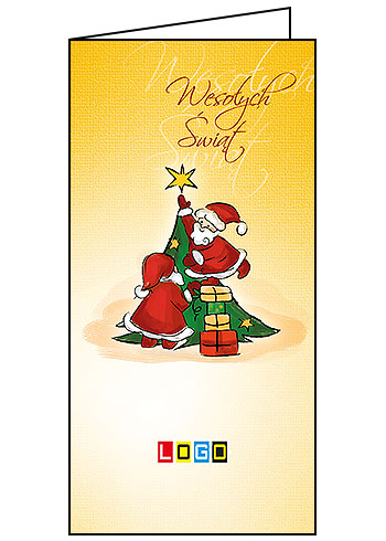 Wzór BN3-071 - Karnety świąteczne z LOGO firmy