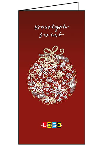 Wzór BN3-094 - Karnety świąteczne z LOGO firmy