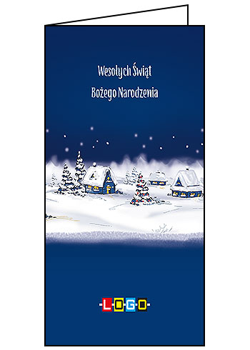 Wzór BN3-127 - Karnety świąteczne z LOGO firmy