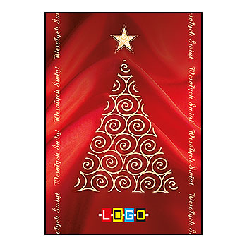 Wzór BZ1-042 - Karnety świąteczne z LOGO firmy