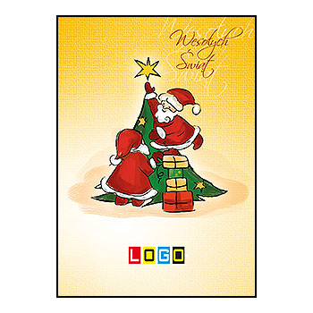 Wzór BZ1-071 - Karnety świąteczne z LOGO firmy