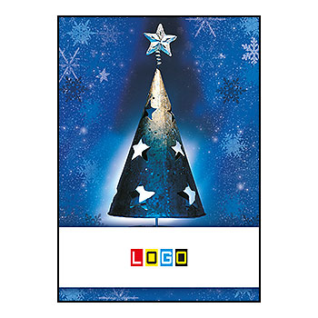 Wzór BZ1-076 - Karnety świąteczne z LOGO firmy