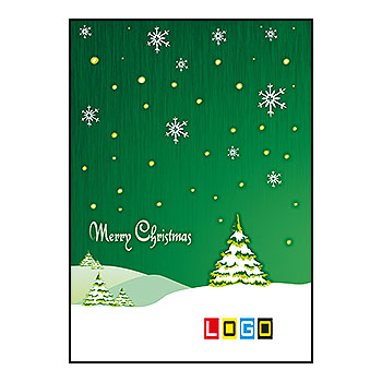 Wzór BZ1-092 - Kartki dla firm z LOGO, Karnety świąteczne dla firm - podgląd miniaturka