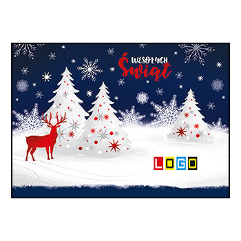 Wzór BZ1-145 - Karnety świąteczne z LOGO firmy