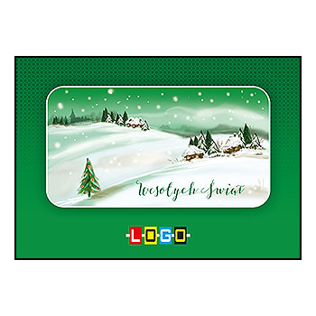Wzór BZ1-271 - Karnety świąteczne z LOGO firmy