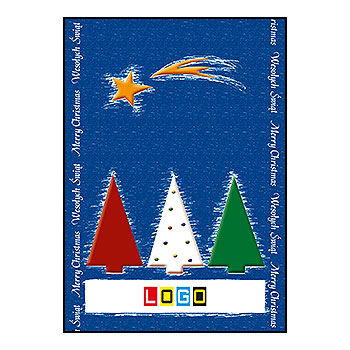 Wzór BZ1-351 - Karnety świąteczne z LOGO firmy