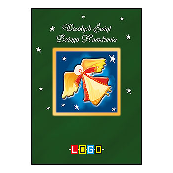 Wzór BZ1-387 - Karnety świąteczne z LOGO firmy
