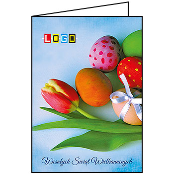 Wzór WN1-017 - Kartki dla firm z LOGO, Karnety świąteczne dla firm - podgląd miniaturka