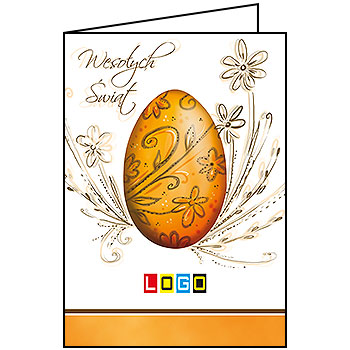 Wzór WN1-051 - Kartki dla firm z LOGO, Karnety świąteczne dla firm - podgląd miniaturka
