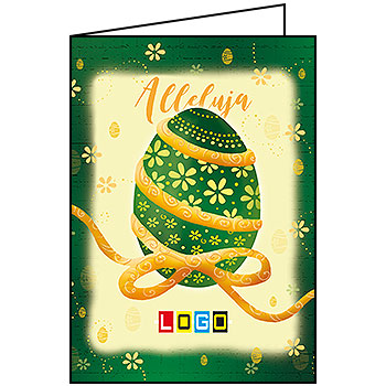 Wzór WN1-054 - Kartki dla firm z LOGO, Karnety świąteczne dla firm - podgląd miniaturka
