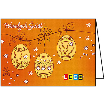 Wzór WN1-066 - Kartki dla firm z LOGO, Karnety świąteczne dla firm - podgląd miniaturka