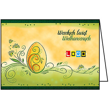 Wzór WN1-078 - Kartki dla firm z LOGO, Karnety świąteczne dla firm - podgląd miniaturka