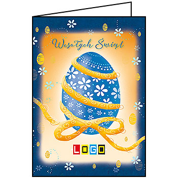 Wzór WN1-086 - Kartki dla firm z LOGO, Karnety świąteczne dla firm - podgląd miniaturka