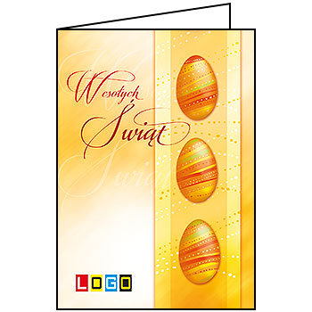 Wzór WN1-093 - Kartki dla firm z LOGO, Karnety świąteczne dla firm - podgląd miniaturka