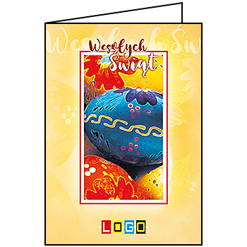 Wzór WN1-101 - Kartki dla firm z LOGO, Karnety świąteczne dla firm - podgląd miniaturka