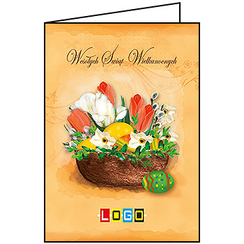 Wzór WN1-106 - Kartki dla firm z LOGO, Karnety świąteczne dla firm - podgląd miniaturka