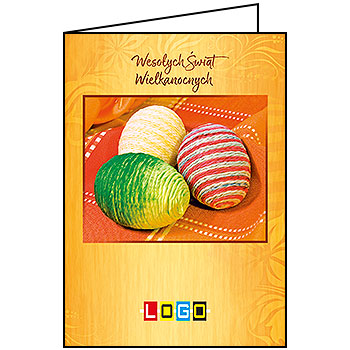 Wzór WN1-176 - Kartki dla firm z LOGO, Karnety świąteczne dla firm - podgląd miniaturka