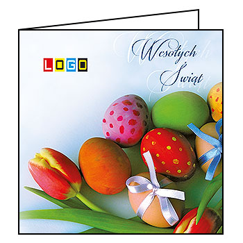 Wzór WN2-040 - Kartki dla firm z LOGO, Karnety świąteczne dla firm - podgląd miniaturka