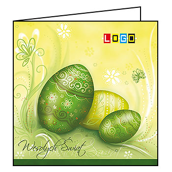 Wzór WN2-042 - Kartki dla firm z LOGO, Karnety świąteczne dla firm - podgląd miniaturka