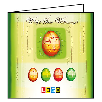 Wzór WN2-044 - Kartki dla firm z LOGO, Karnety świąteczne dla firm - podgląd miniaturka