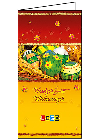 Wzór WN3-062 - Kartki dla firm z LOGO, Karnety świąteczne dla firm - podgląd miniaturka