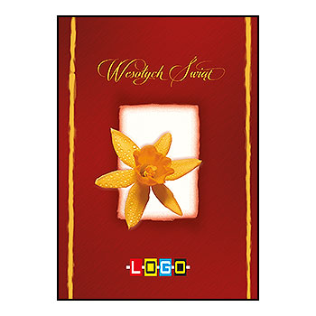 Wzór WZ1-098 - Kartki dla firm z LOGO, Karnety świąteczne dla firm - podgląd miniaturka