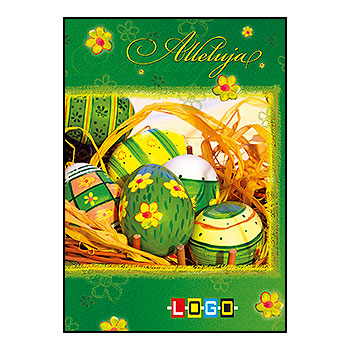 Wzór WZ1-124 - Kartki dla firm z LOGO, Karnety świąteczne dla firm - podgląd miniaturka
