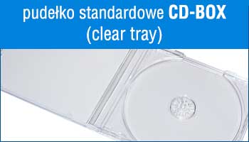 Opakowanie plastikowe BOX CLEAR do płyt CD,DVD