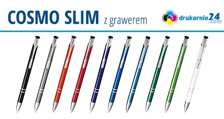Długopis COSMO SLIM z firmowym logo