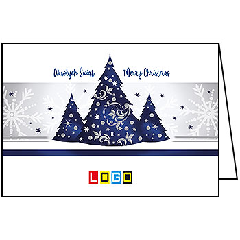 Wzór BN1-147 - Kartki świąteczne z LOGO firmy