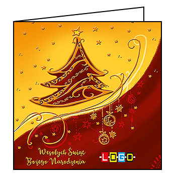 Wzór BN2-187 - Karnety świąteczne z LOGO firmy