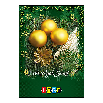 Wzór BZ1-201 - Karnety świąteczne z LOGO firmy
