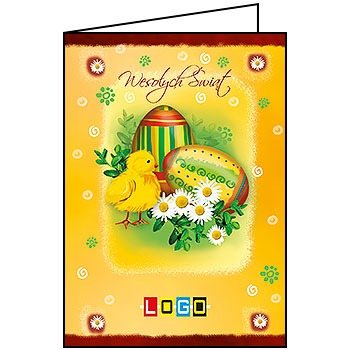 Wzór WN1-163 - Kartki dla firm z LOGO, Karnety świąteczne dla firm - podgląd miniaturka
