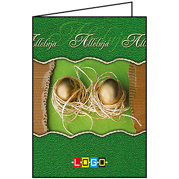 Wzór WN1-197 - Kartki dla firm z LOGO, Karnety świąteczne dla firm - podgląd miniaturka
